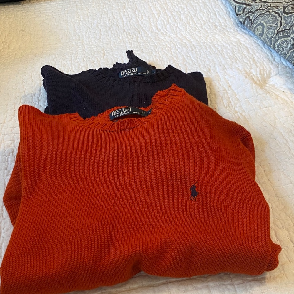 Polo Ralph Lauren red snd one is blue Sweater